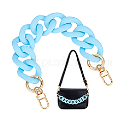 1Pc Opaque Acrylic Twisted Chain Bag Extender Chains&nbsp;PURS-PH0001-41A