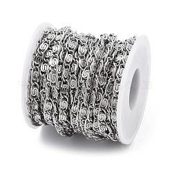 304 Stainless Steel Lumachina Chains&nbsp;STAS-M075-03B-P