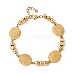 304 Stainless Steel Link Bracelets for Women&nbsp;BJEW-A042-01G