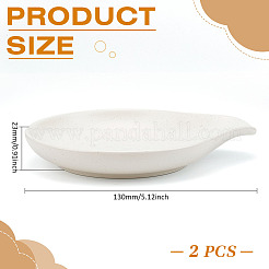 Teardrop Porcelain Jewelry Holder&nbsp;DJEW-WH0039-136