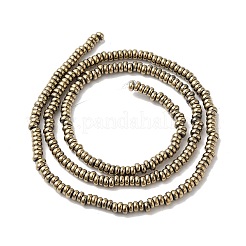 Electroplated Synthetic Non-magnetic Hematite Beads Strands&nbsp;G-I364-I01-01B