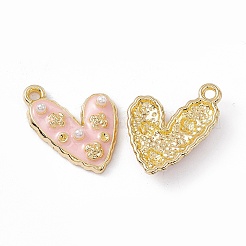Alloy Enamel Pendants&nbsp;PALLOY-P287-14LG