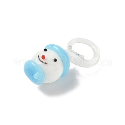 Christmas Handmade Lampwork Pendants&nbsp;LAMP-L081-01C