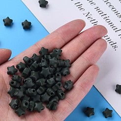 Spray Painted Acrylic Beads&nbsp;MACR-S373-45-O