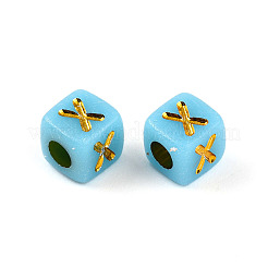 Plating Acrylic Beads&nbsp;OACR-N140-01F-X