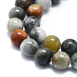 Natural Eagle Eye Stone Beads Strands&nbsp;G-K245-A09-05