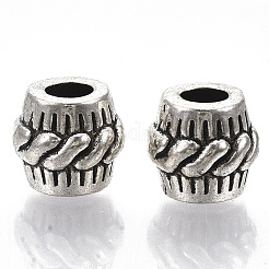 Tibetan Style Alloy European Beads&nbsp;TIBE-S320-075AS-LF