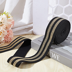 4.7 Yards Polyester Flat Elastic Striped Band&nbsp;OCOR-GF0003-30A
