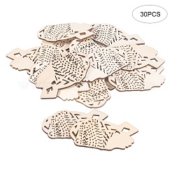 Undyed Wood Big Pendants&nbsp;WOOD-PH0008-35