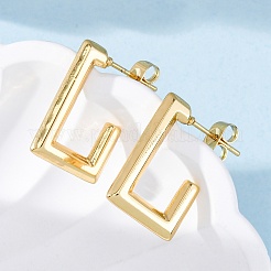 304 Stainless Steel Stud Earrings for Women&nbsp;EJEW-L296-033G-02