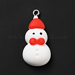 Christmas Opaque Resin Pendants&nbsp;X-RESI-G043-A09