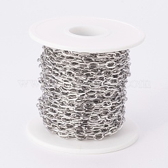 Tarnish Resistant 304 Stainless Steel Cable Chains&nbsp;CHS-F003-10P