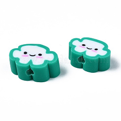Handmade Polymer Clay Beads&nbsp;X-CLAY-N008-033B