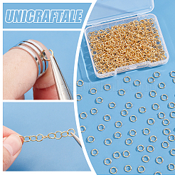 500Pcs 304 Stainless Steel Open Jump Rings&nbsp;STAS-UN0057-35