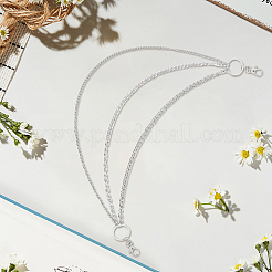1Pc Alloy Twisted Chain 3 Layered Chain Belts for Women Men&nbsp;AJEW-CY0002-25P