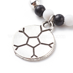 Round Acrylic Beaded Wine Glass Charms Ring&nbsp;AJEW-JO00172