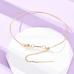 Brass Slider Adjustable Bracelet Making&nbsp;KK-P302-01G