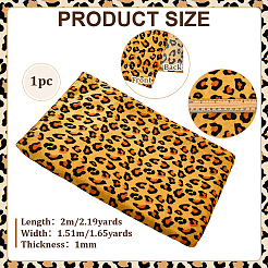 Polyester Leopard Print Pattern Fabric&nbsp;AJEW-WH0481-715A