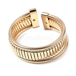 Iron Multi-strand Snake Chain Cuff Bangles for Women&nbsp;BJEW-P390-01A-G