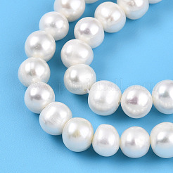Natural Cultured Freshwater Pearl Beads Strands&nbsp;PEAR-N013-07Q