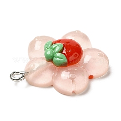 Translucent Resin Pendants&nbsp;RESI-L038-02P-02