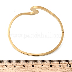 304 Stainless Steel Hinged Bangles for Women&nbsp;BJEW-D408-26G