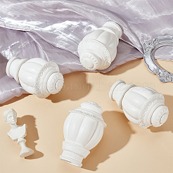Plastic Round Curtain Rod Finials&nbsp;AJEW-WH0534-66A