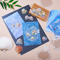 3Sets 3 Styles PET Waterproof Decorative Stickers&nbsp;DIY-TA0010-64A