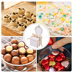 30 Sets 3 Colors Chair Shape Romantic Wedding Candy Box&nbsp;CON-FW0001-01