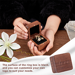 2-Slot Wooden Finger Ring Boxes&nbsp;OBOX-WH0007-18