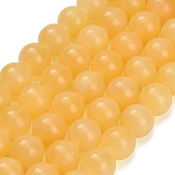 Natural Yellow Calcite Beads Strands&nbsp;GG-CBAA3AB-02-10mm