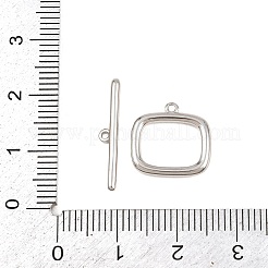 Brass Toggle Clasps&nbsp;KK-G548-28P