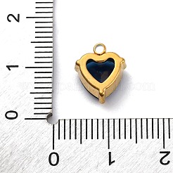 304 Stainless Steel Rhinestone Pendants&nbsp;STAS-P386-01G-02