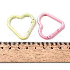 Spray Paint Alloy Spring Gate Rings&nbsp;FIND-C086-01A