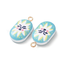 Printed Alloy with Acrylic Pendants&nbsp;AL-CBAE25B-04D-G
