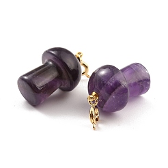 Natural Amethyst Pendants&nbsp;G-M380-C01-P