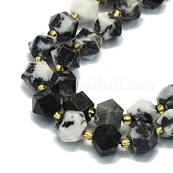Natural Zebra Jasper Beads Strands&nbsp;G-I376-A03-01