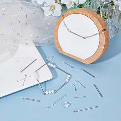 120Pcs 6 Styles 304 Stainless Steel Connector Charms&nbsp;STAS-FH0001-90