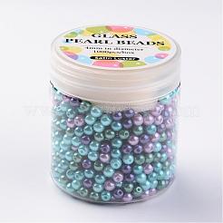 Glass Pearl Bead Sets&nbsp;HY-JP0001-01-J