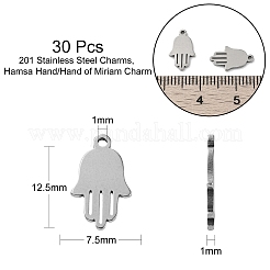 201 Stainless Steel Charms&nbsp;STAS-CJC0006-06