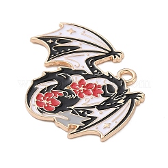 Alloy Enamel Pendants&nbsp;ENAM-P258-05B-G