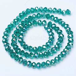 Electroplate Glass Beads Strands&nbsp;EGLA-A034-T2mm-B04