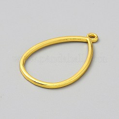 Zinc Alloy Open Back Bezel Pendants&nbsp;FIND-WH0167-04A-G
