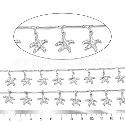 Rack Plating 304 Stainless Steel Bar Link Chain&nbsp;CHS-N009-06P
