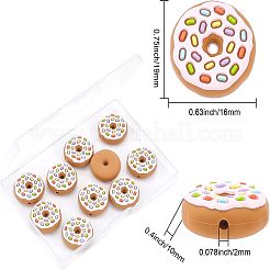 10Pcs Food Grade Eco-Friendly Silicone Focal Beads&nbsp;SIL-CA0001-44