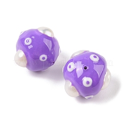 Natural Cultured Freshwater Pearl Enamel Beads&nbsp;PEAR-G014-03A
