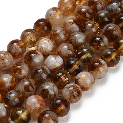 Heated Natural Citrine Beads Strands&nbsp;X-G-C293-A04-8mm