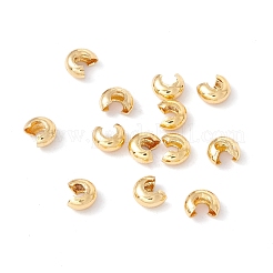 Brass Crimp Beads Covers&nbsp;KK-P219-05A-G02