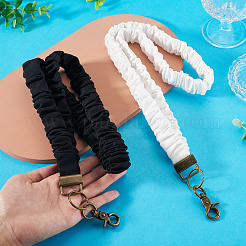 2Pcs 2 Colors Polyester Mobile Straps for Women&nbsp;HJEW-TA0001-49B
