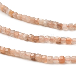 Natural Peach Moonstone Beads Strands&nbsp;LS-G-RM2025526-B03-2.5mm